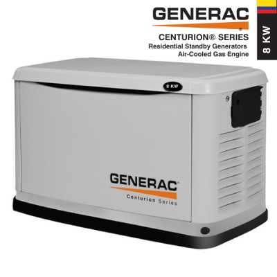 Generador Centurion 8 kW Generac Robusto
